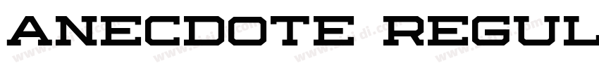 Anecdote Regular字体转换 Anecdote Regular字体转换